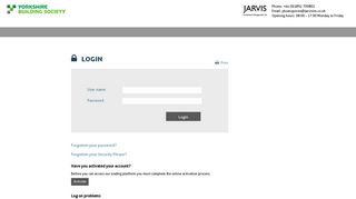 Login - Jarvis Investment Management