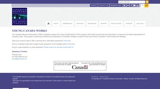 Canadian Museums Association - Young Canada Works
