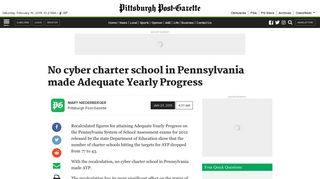 No cyber charter school in Pennsylvania made Adequate Yearly ...
