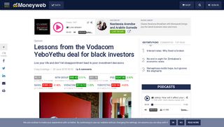 Lessons from the Vodacom YeboYethu deal for black investors ...