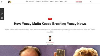 How Yeezy Mafia Keeps Breaking Yeezy News | GQ