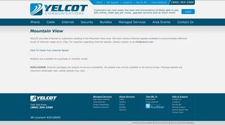 Mountain View - Yelcot Communications - Arkansas