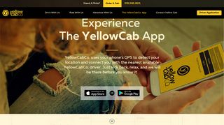 Order Taxi Online - The YellowCabCo. App | Yellow Cab
