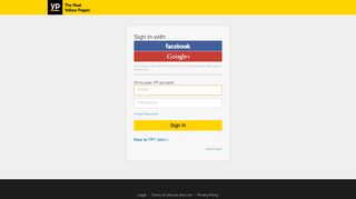 Login - Yellow Pages
