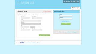 Yellowstone Club > Login Or Sign Up - secure-booker.com
