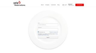 Login - Yelp Reservations