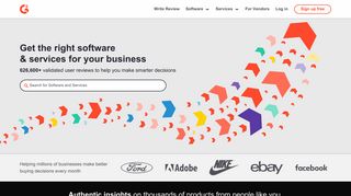 Business Software and Services Reviews | G2