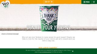 Donate Your Yeokens - Yeo Valley