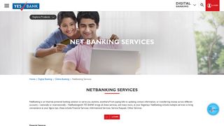 Net Banking - Online Banking & E-Banking Services by YES BANK