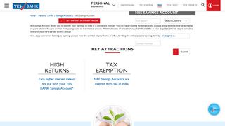 NRE Account - Apply for NRE Savings Account at YES BANK