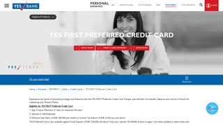 YES First Preferred Credit Card by YES BANK