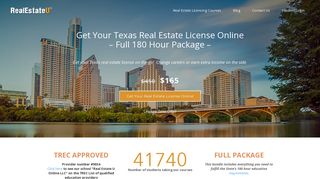 Texas Real Estate License Course Online | Real Estate U
