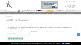 Yes® Organic Lubricant - Login To Your Account