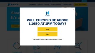 Nadex: Binary Options | Online Trading platform on Forex, Indices ...