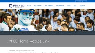 YPEE Home Access Link | YES Prep Public Schools