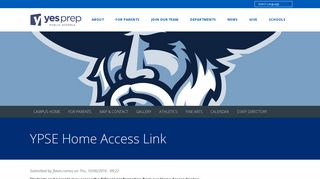 YPSE Home Access Link | YES Prep Public Schools