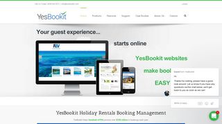 YesBookit Holiday Booking Management Software