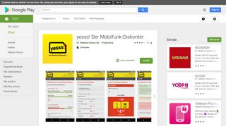 yesss! Der Mobilfunk-Diskonter - Apps on Google Play