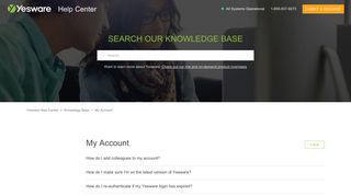 My Account – Yesware Help Center