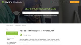 How do I add colleagues to my account? – Yesware Help Center