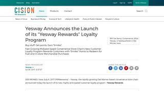 Yesway Announces the Launch of its 