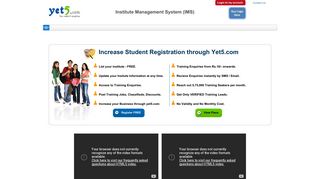 Institute Management System (IMS) - Yet5.com