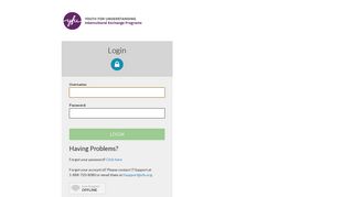 Login - CAS – Central Authentication Service - Youth for Understanding