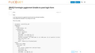 [BUG] Formlogin yggtorrent Unable to post login form - help - Forum ...