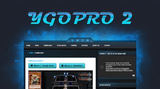 Downloads - YGOPRO 2 - Free Yu-Gi-Oh! Online Game