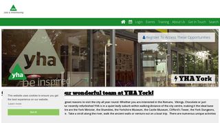 YHA York's profile page and volunteering opportunities