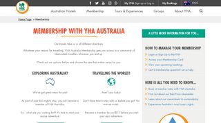 Membership - YHA Australia