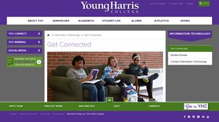 Get Connected - Young Harris College