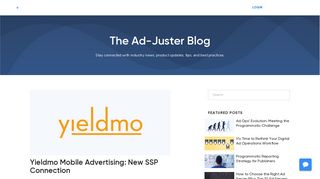 Yieldmo Mobile Advertising: New SSP Connection - The Ad-Juster Blog