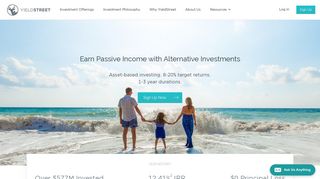 YieldStreet | Online Alternative Investments