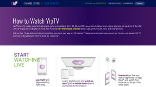 How YipTV Works – Live Internet TV Streaming Service