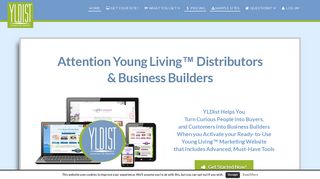 YLDist.com: Pre-Made Young Living Websites