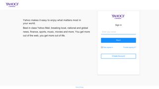Sign in - Yahoo - login