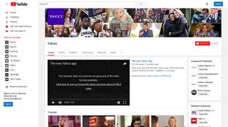 Yahoo - YouTube