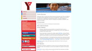 YMCA-YWCA National Capital Region - Adults Online Services -