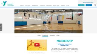 Ed Isakson/Alpharetta Family YMCA - YMCA of Metro Atlanta