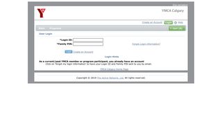 User Login - YMCA Calgary eConnect Online Registration