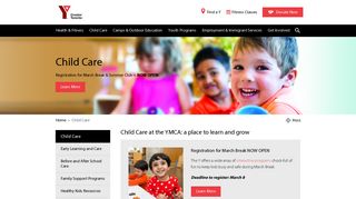 Early Learning and Child Care | YMCA of Greater Toronto