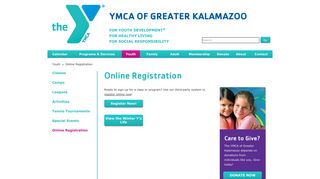 Online Registration : YMCA of Greater Kalamazoo