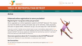 Active | YMCA of Metropolitan Detroit