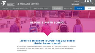 Before & After School | Programs | YMCA of Greater Indianapolis