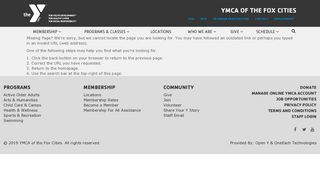 YMCA Staff Website - YMCA of the Fox Cities