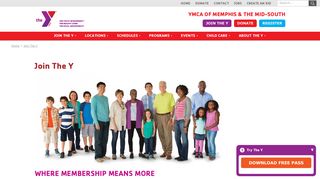 Join The Y - YMCA OF MEMPHIS & THE MID-SOUTH