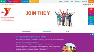 Nationwide Membership | YMCA