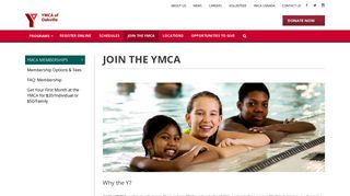 Join The YMCA | YMCA of Oakville