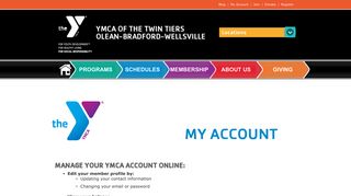 My Account – YMCA